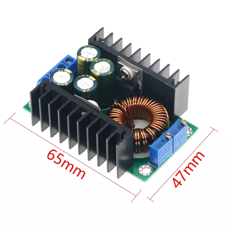 ตัวแปลงสัญญาณ0.2 9A 300วัตต์แบบปรับแรงดันได้ DC/CC 5-40โวลต์ถึง1.2-35โวลต์โมดูลแหล่งจ่ายไฟ LED สำหรับ XL4016 Arduino 300วัตต์