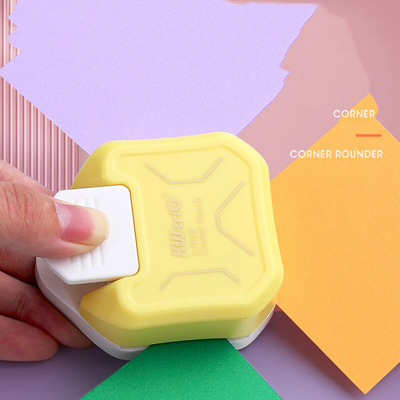 3-em-1 mini canto trimmer abs canto padrão arredondador soco para diy cartão de papel foto planejador de corte suprimentos