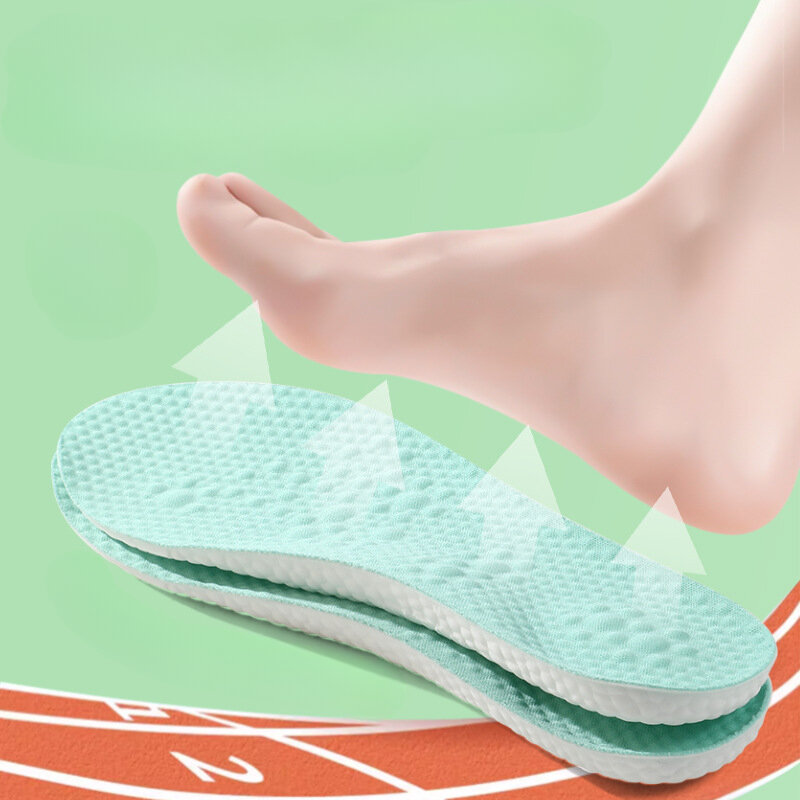 Wysoka elastyczność dezodorant absorbujący-masaż potu sportowa wkładka dla mężczyzn kobiety buty stopy ortopedyczne Super miękka wkładka do biegania