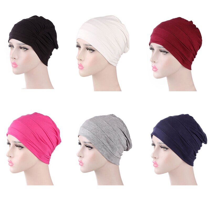 2018 nuovo berretto Unisex in cotone per la perdita di capelli del cancro berretto per dormire cappello per chemioterapia