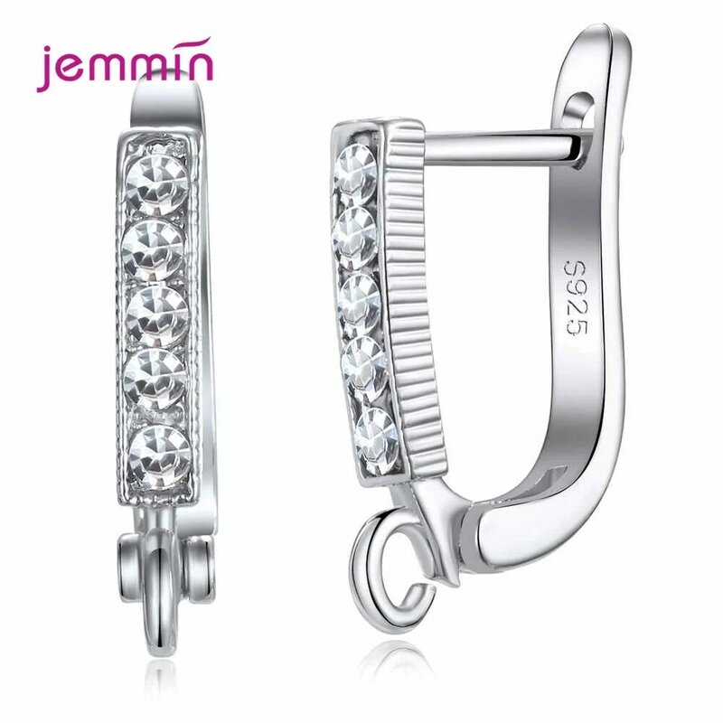 0.01USD New Fashion Silver Real 925 orecchini da donna risultati di gioielli stile multiplo per la scelta accessorio per gioielli fai da te