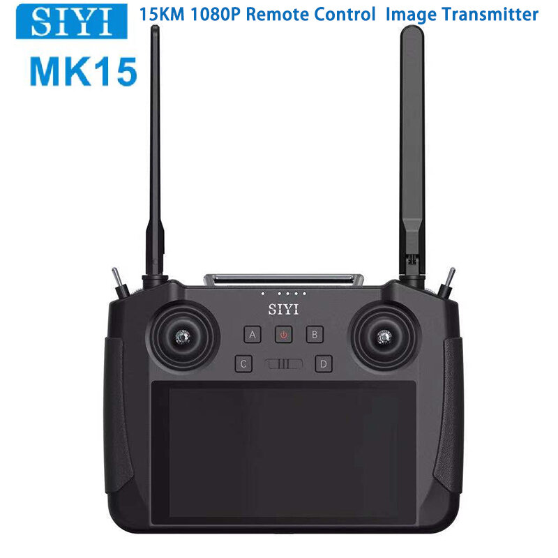 SIYI-MK15ミニHDスマートハンドヘルドコントローラー,15km, 1080p,低遅延,ラジオシステム,画像送信機,農業,fpv,リモコン