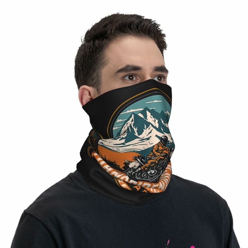 Transpyrenean masker wajah uniseks, masker mendaki motor dan Motocross, Bandana leher untuk dewasa dan musim dingin