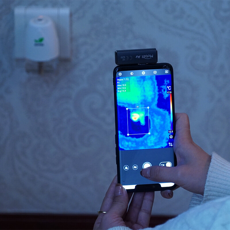 Guida Mobir Air termocamera per iPhone e telefono Android termocamera a infrarossi riparazione ispezione termografica