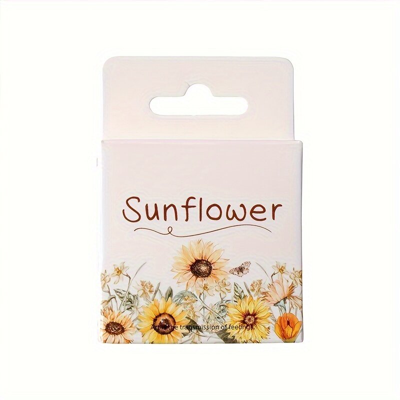 46 шт./коробка бумажные наклейки Sunflow самоклеящиеся Цветочные Декоративные наклейки для коллажа скрапбукинга «сделай сам» журнальный подарок