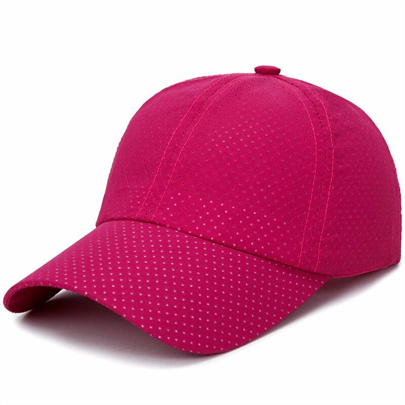 Neue Sommer Männer Frauen Snapback schnell trocknen Mesh Baseball kappe Sonnenhut Knochen atmungsaktive Hüte verstellbare Outdoor-Hut
