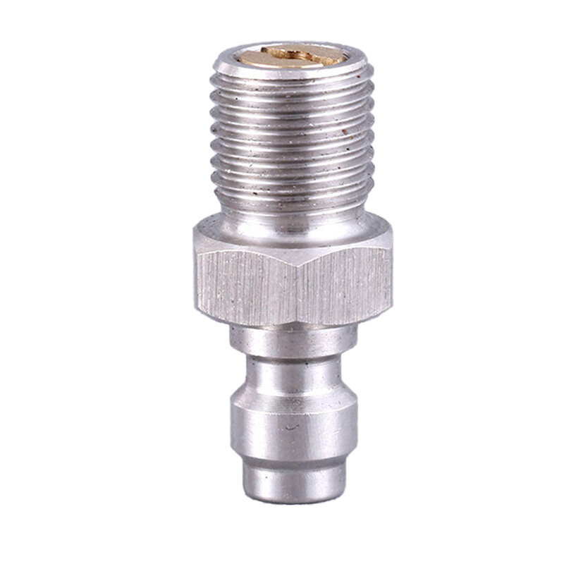 8mm Male Thread Quick Connection Connectors Valve PCP Fill Nipple Plug M10/1 10mm / 0.4in Male Connector