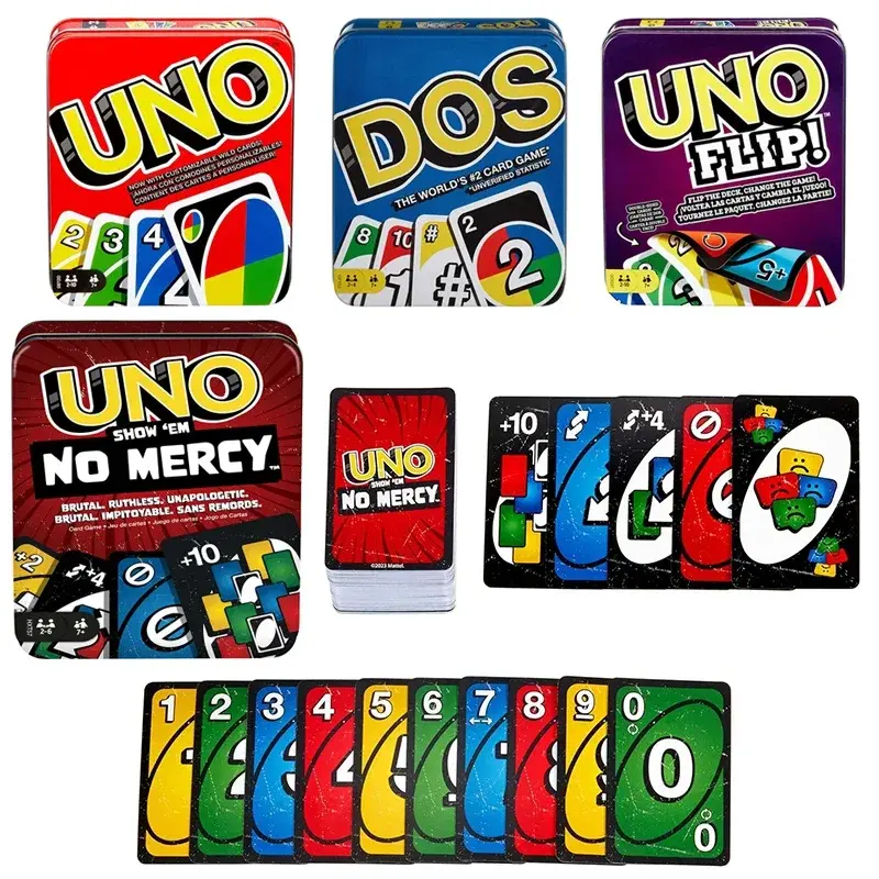 UNO Cards Thickened Board Game Cards English Version UNO Cards Entertainment Poker