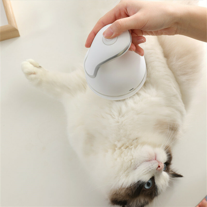 Electric Head Massager USB Charging Pet Dog Cat Massager Vibrating Scalp Body Deep Massage Prevent Hair Loss Relieve Pet Stress