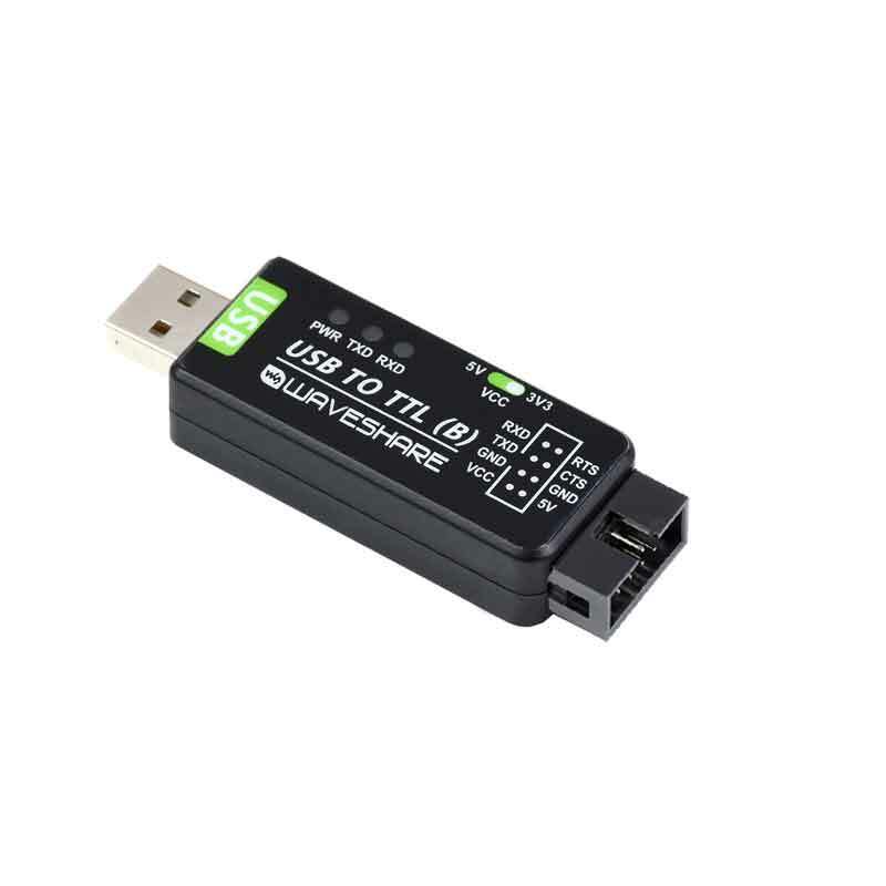 Konverter USB Ke TTL Industri Asli CH343G Bawaan Multi Perlindungan & Dukungan Sistem