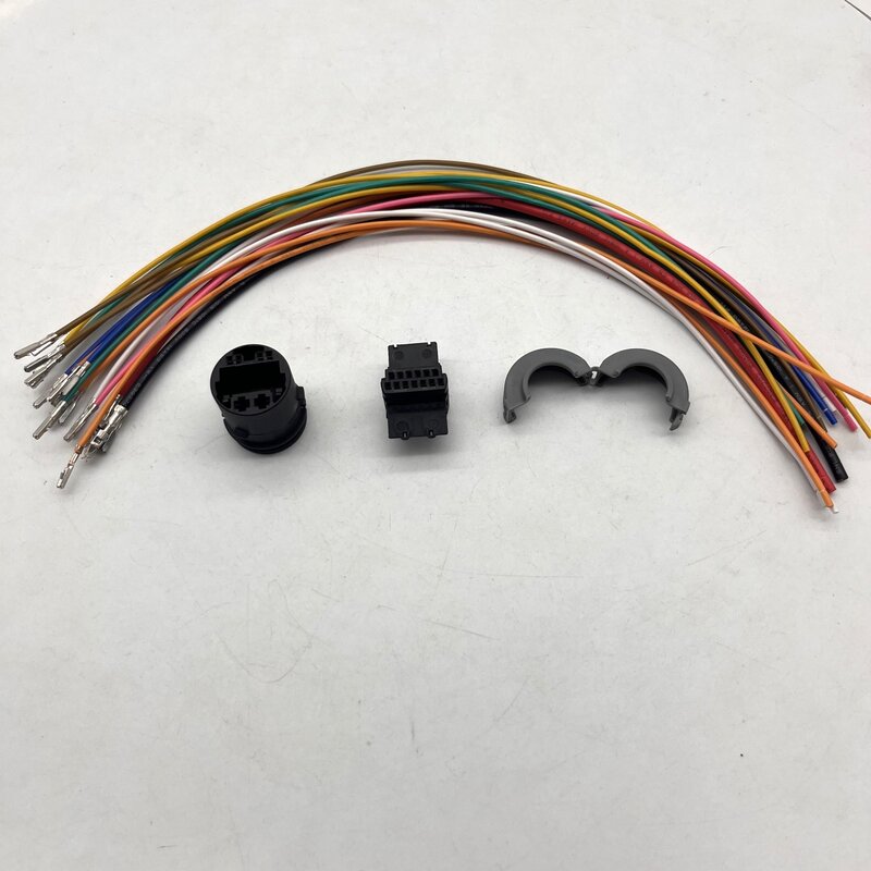 19 Pin 13158679 Car Door Composite Size Hole Auto Plug Wiring Harness Electronic Connector With Cable For OPEL DJ7191-2.0-3.5-21