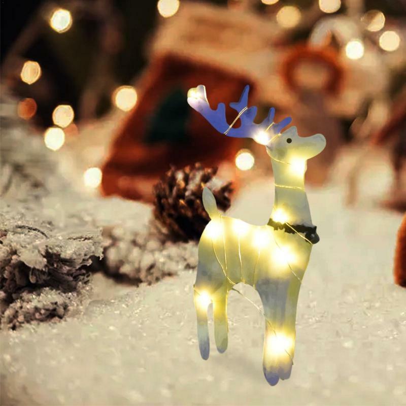 Light Up Reindeer Decor Christmas Deer Outdoor Decoration Reindeer Christmas Decoration Light Up Display Outdoor Lighted Holiday