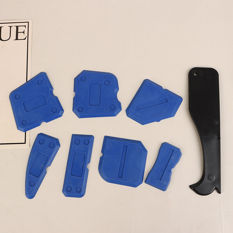Kit d'outils de calfeutrage, ensemble de 4 pièces, spatule d'épandage de joints, grattoir, outils de réparation des bords