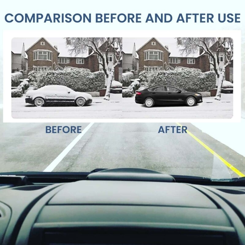 واقي الصقيع لنافذة السيارة المحدثة، حماية موثوقة من الثلج، مقاوم للبرد