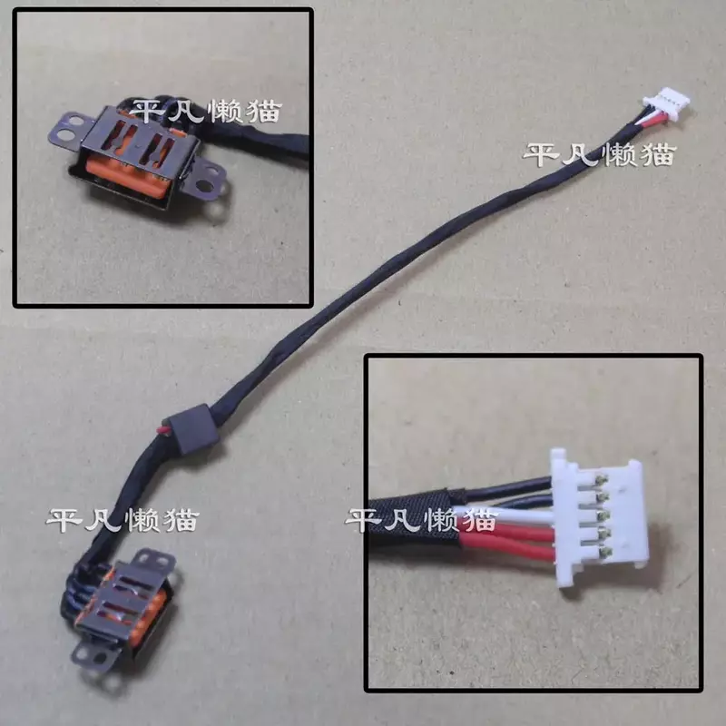 DC Power Jack dengan kabel untuk Lenovo IdeaPad 700S-14 700S-14ISK laptop DC-IN Kabel Flex cable Cable