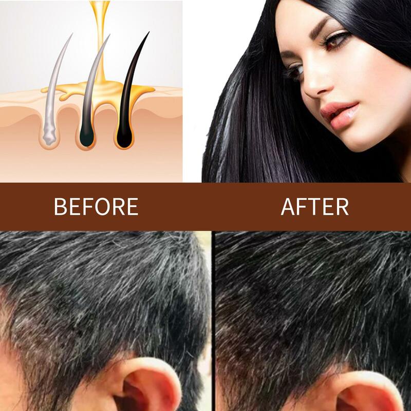 Poligonum-champú Multiflorum para oscurecer el cabello, acondicionador orgánico Natural suave para el cuidado del cabello, anticaspa y antipolvo