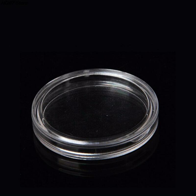 10Pcs Clear Coin Holder dia 40mm Small round transparent plastic coin capsules case 10 x Coin Capsules