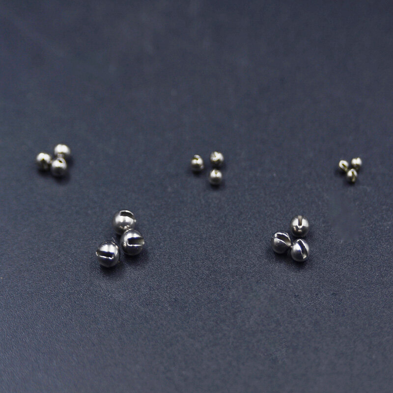 CONTEMPLATOR-Perles de tungstène fendues pour montage de mouches, 20 pièces, 2.0mm-4.0mm