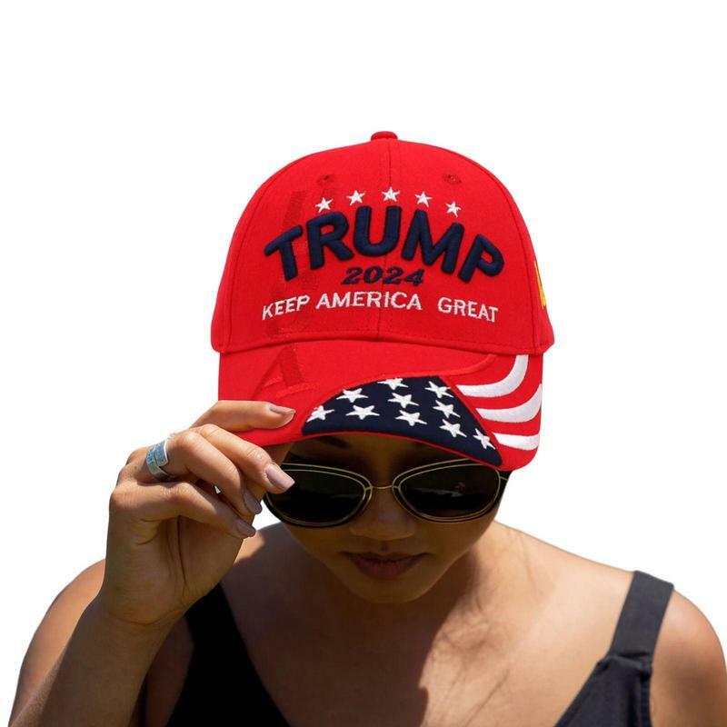 التمويه الولايات المتحدة الأمريكية العلم قبعات البيسبول ، والحفاظ على أمريكا العظمى مرة أخرى ، قبعة الرئيس ، والتطريز ثلاثية الأبعاد ، Hot البيع ، 2024