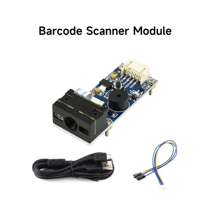 Waveshare Barcode Scanner Módulo 2D Códigos Scanner Módulo Barcode Scanning Código Barras QR Code Reader