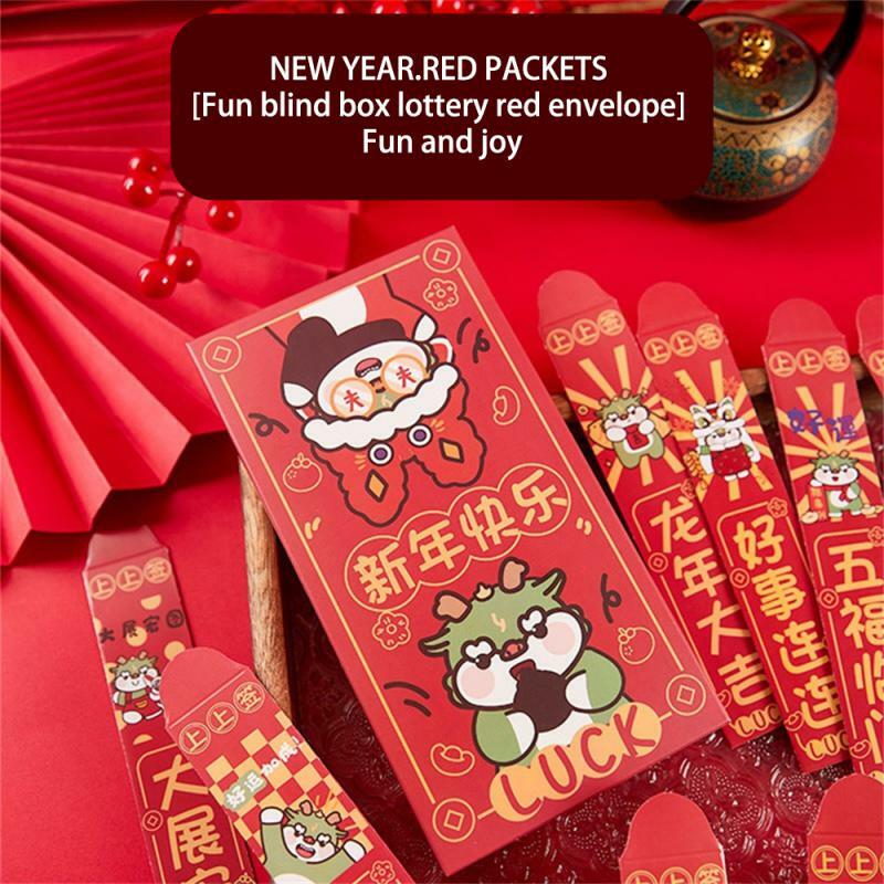 Can Stretch Red Envelopes Quality Tradition Chinese Traditional Gifts Red Envelope Blind Box Red Envelope Spacious Size Deluxe