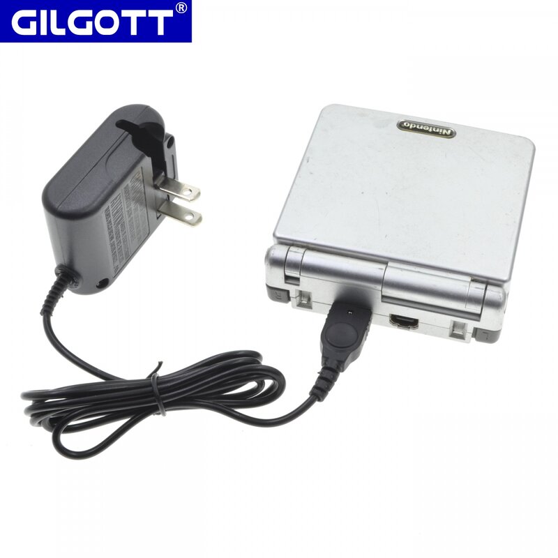 Zasilacz, do GBA SP/NDS kabel do ładowania USB 110-240V, Standard US, adapter do GBASP