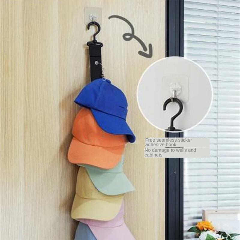 Hat Hangers For Wall Ball Hat Storage Organizer Clips Wide Brim Hat Hangers For Wall Closet Organization Hat Hanger Organizer