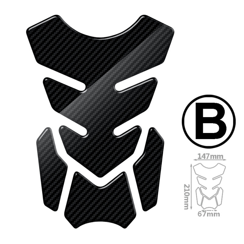 Защитная Наклейка на бак мотоцикла, универсальная наклейка из углеродного волокна для Kawasaki, Honda, Yamaha, Suzuki, Aprilia, Benelli