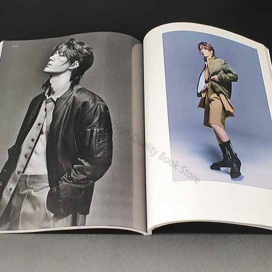 Wang Yibo męskie magazyn mody Album na zdjęcia Album fotograficzny zdjęcia Idol urządzenia peryferyjne pamiątkowa książka
