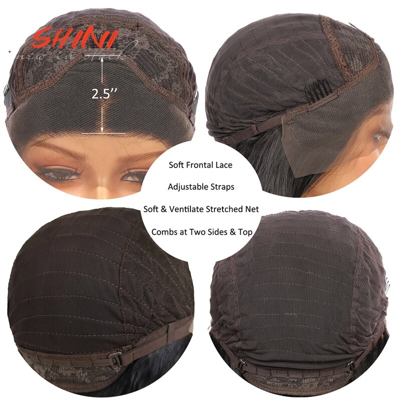Cosplay Flaxen parrucca anteriore in pizzo sintetico marrone chiaro parrucche per capelli per le donne parrucca in pizzo frontale in pizzo Glueless resistente al calore 150%