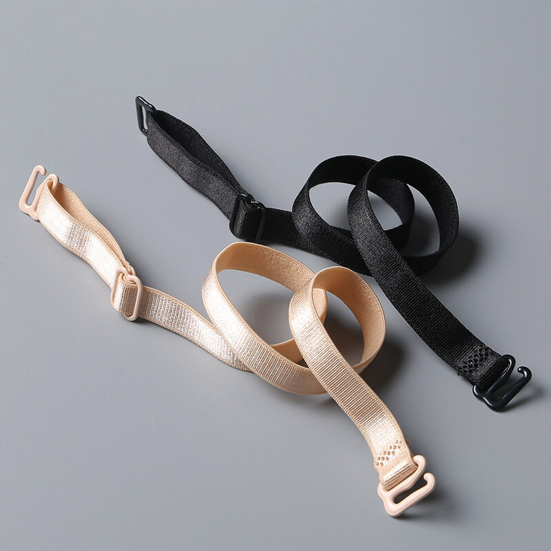 2023 nuovo 1 paio di cinturini per reggiseno antiscivolo da donna, reggiseno elastico a doppia spalla, accessori per cinturino per reggiseno da donna, Lingerie