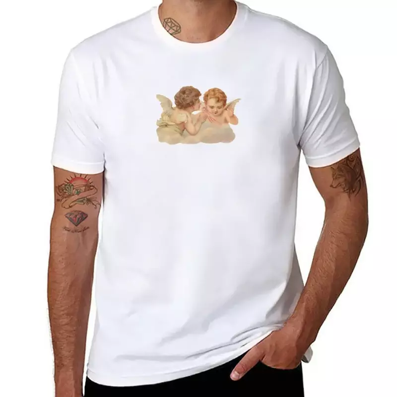 Szepczące anioły t-shirt wysublimowane szybkoschnące personalizowane ubrania męskie