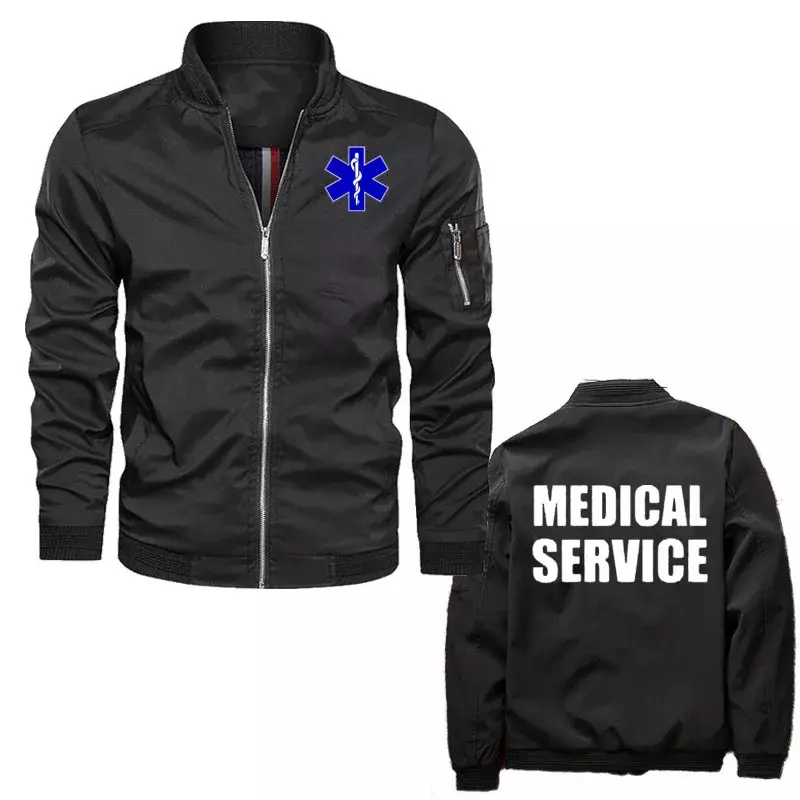 EMT Emergency Ambulance 2024 New Windbreaker Men's jacket Hip hop street sports men's Military Tactical jacket autumn Men's coat