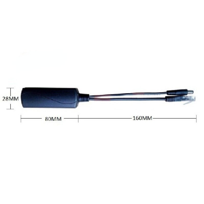 48V bis 12V Poe Steck verbinder Adapter Kabel Splitter Injektor Netzteil für Huawei für Hik vision neu