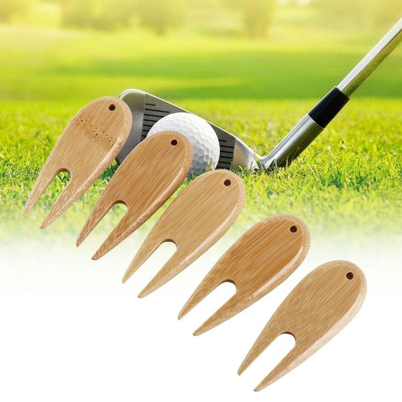 Профессиональные инструменты для ремонта Гольф Divot, многофункциональная износостойкая легкая Нескользящая вилка для гольфа для мужчин, зеленая, 5 шт.