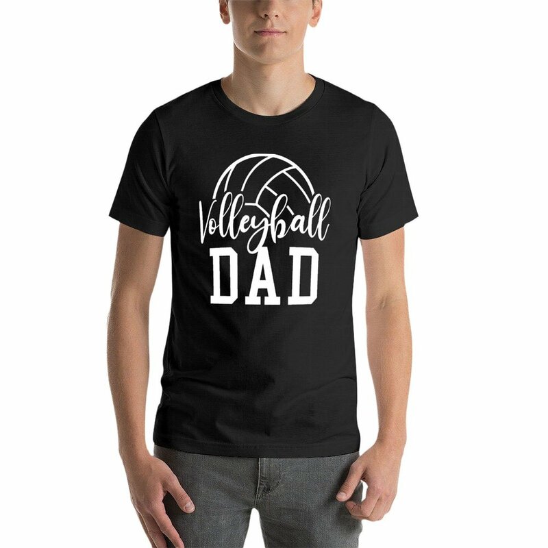 T-shirt de secagem rápida de pai de voleibol, Animal Print Tees for Boys, Summer Top, Roupas masculinas