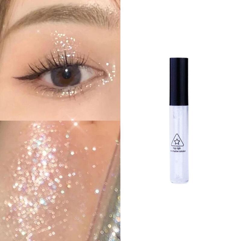 Liquid Eyeshadow Pearlescent Glitter Long Lasting Liquid Easy Eye Wear Eyeliner Tools Silkworm Lying Shimmer Makeup High-gl X2D4