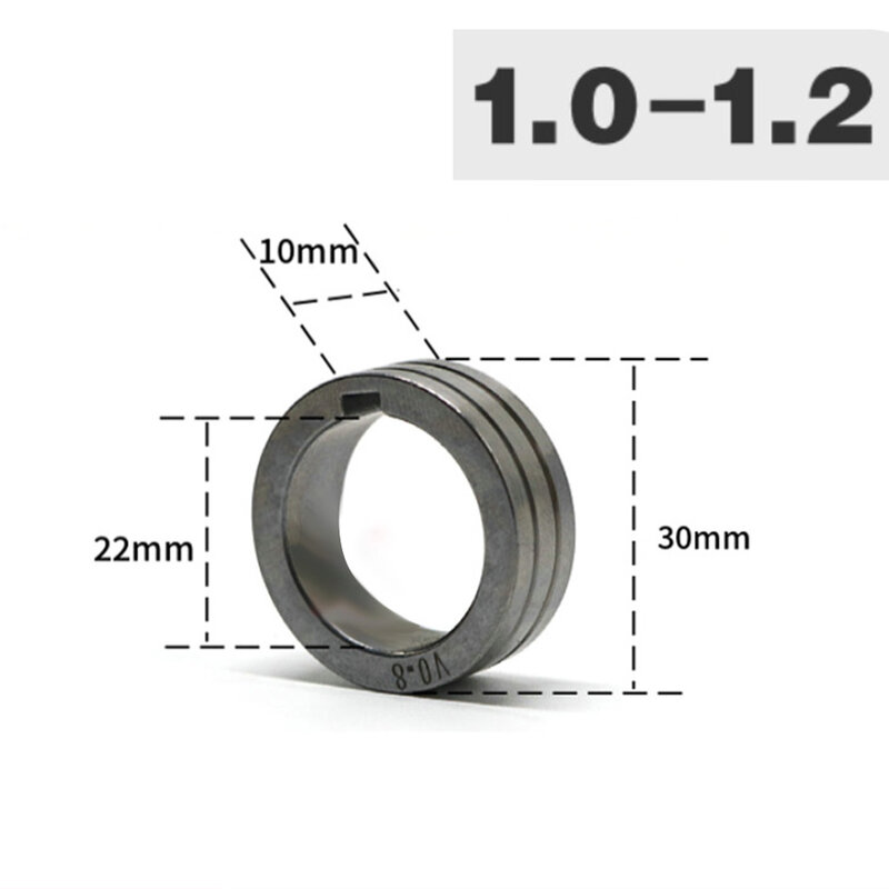 1PCS 0.8/1.0mm Mig Compact Welding Wire Feeder Roller Stainless Steel Wire Feeder Roller Welding Wire Feeding Guide Wheel