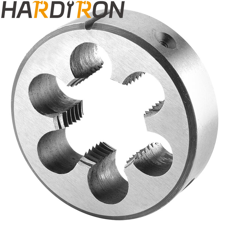 Hardiron-Troquel de roscado redondo UNF de 1 "-14, troquel de rosca de máquina UNF de 1" x 14, para mano derecha