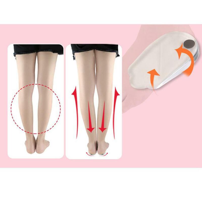 2-4pack 1 Pair O/X Type Legs Gel Correction Heel Support Insoles Pad for Women