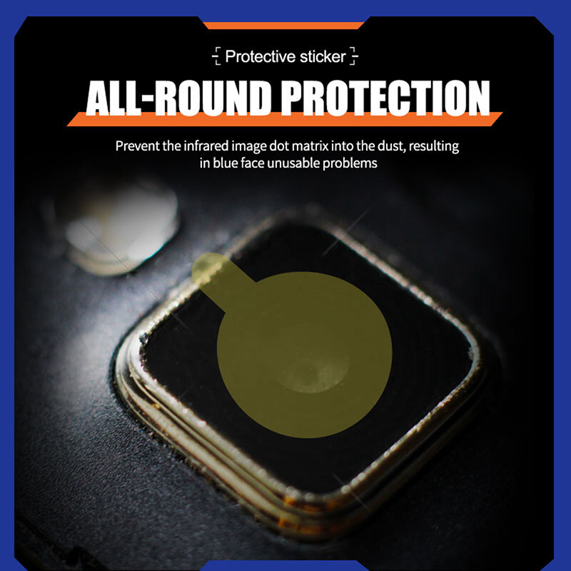 Sunshine-adesivos de proteção frontal e traseira da câmera, resistente a altas temperaturas, fácil de rasgar, ferramentas diárias de reparo telefônico, 7mm, 12mm