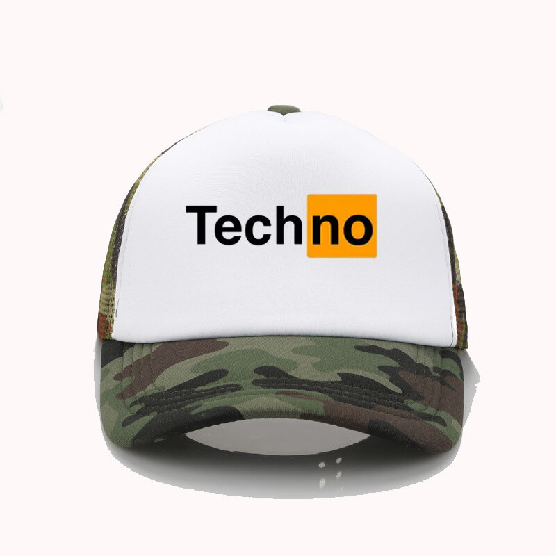 New Fashion Techno Hub Log berretto da Baseball Mesh Summer Techno Lovers migliori regali Casual Cool hat Snapback berretto da camionista regolabile