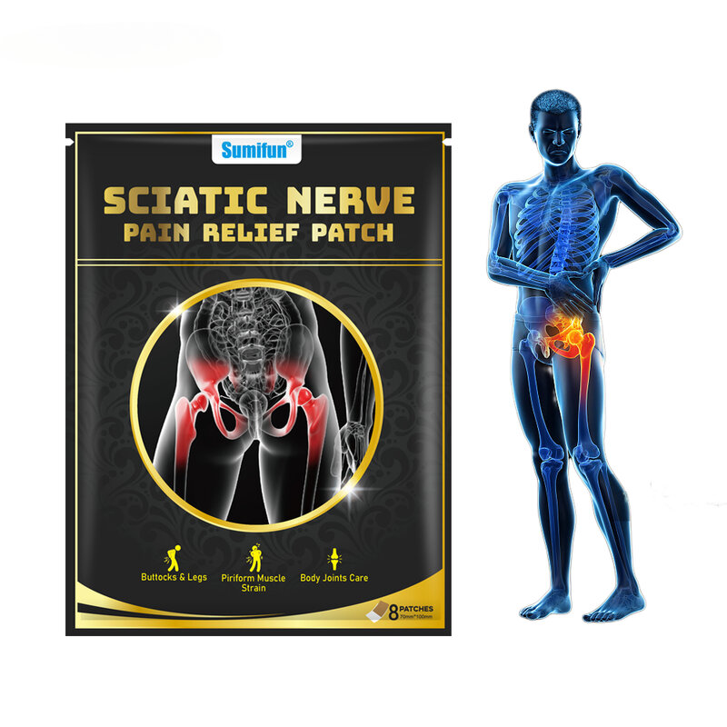 40Pcs Sciatica Pain Relief Patch Hip Bone Nerve Ache Sticker Rheumatoid Arthritis Painkiller Massage Health Care Plaster