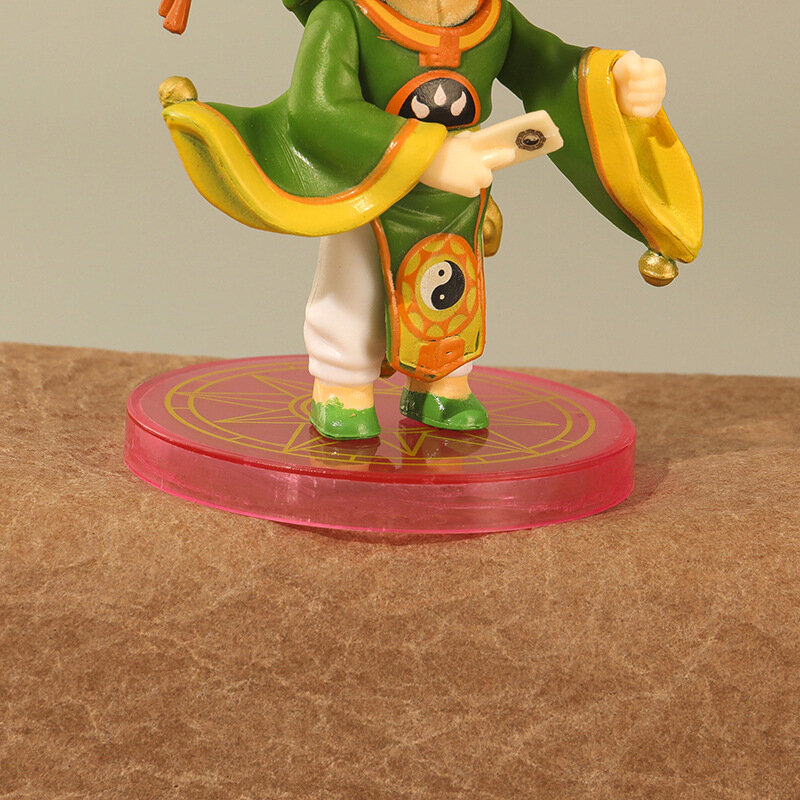 ใหม่การ์ดแคปเตอร์ซากุระอะนิเมะน่ารักพีวีซีถือตุ๊กตาขยับแขนขาได้สะสมใบไม้สีเขียวตุ๊กตาโมเดล