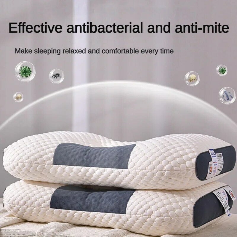 Ортопедическая подушка с обратной тягой защищает шейный позвонок и помогает сон Одиночная подушка для шеи можно стирать в стиральной машине 48x74 см