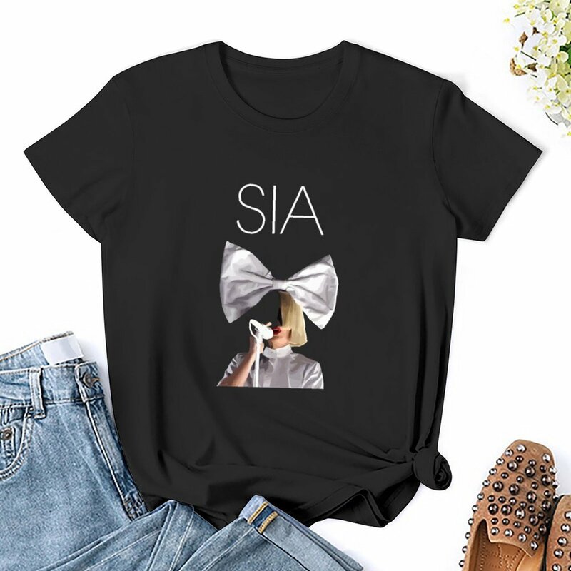 Sia Furler 티셔츠, 그래픽 상의, 여성 의류