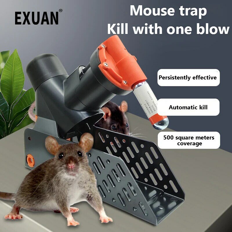 Repelente de roedores inteligente totalmente automático y continuo, trampa para ratones, Ciclo de captura, potente