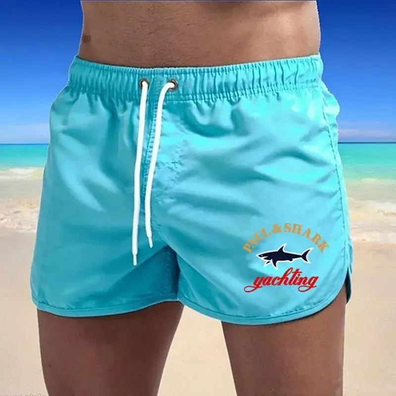 Pantalones cortos de baño estampados para hombre, shorts sexis de secado rápido, transpirables, informales, Surf, vacaciones, voleibol, playa, Verano