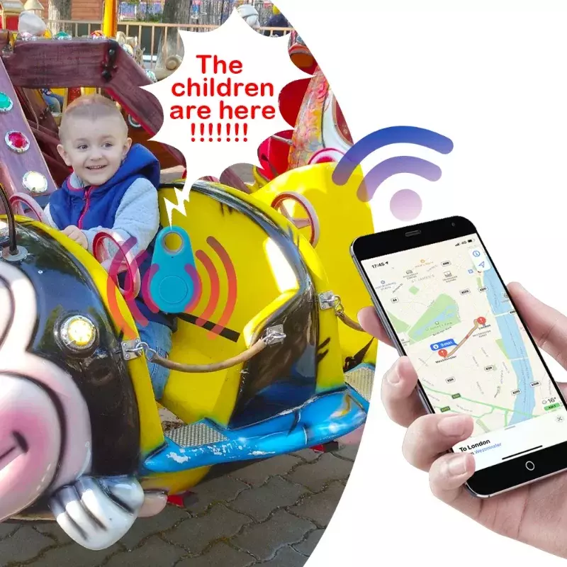 Mini GPS Tracker Bluetooth 4.0 Smart Locator dispositivo Anti-smarrimento localizzatore GPS chiavi mobili Pet Dog Pet Kids Finder per Smart