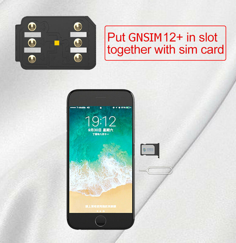 Chip SIM in modalità GN Sim TMSI da 30 pezzi per iphone xs,11,12,13